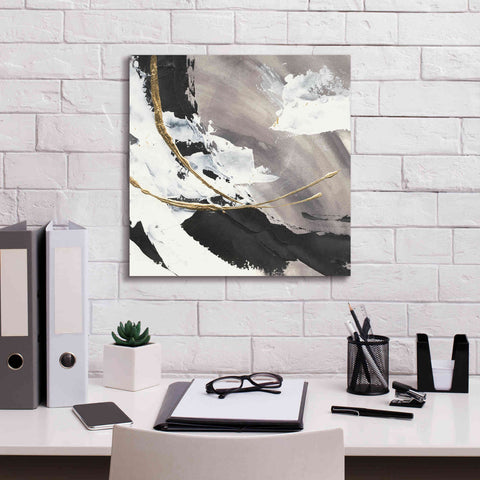 Image of 'Gilded Arcs I' by Chris Paschke, Canvas Wall Art,18 x 18