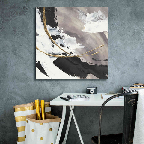 Image of 'Gilded Arcs I' by Chris Paschke, Canvas Wall Art,26 x 26