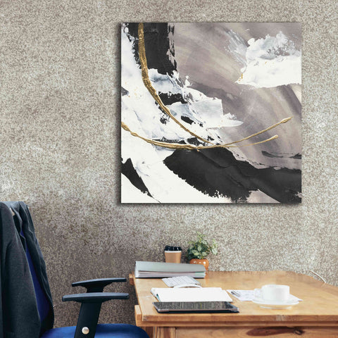 Image of 'Gilded Arcs I' by Chris Paschke, Canvas Wall Art,37 x 37