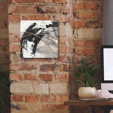 Image of 'Gilded Arcs II' by Chris Paschke, Canvas Wall Art,12 x 12