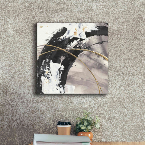 Image of 'Gilded Arcs II' by Chris Paschke, Canvas Wall Art,18 x 18