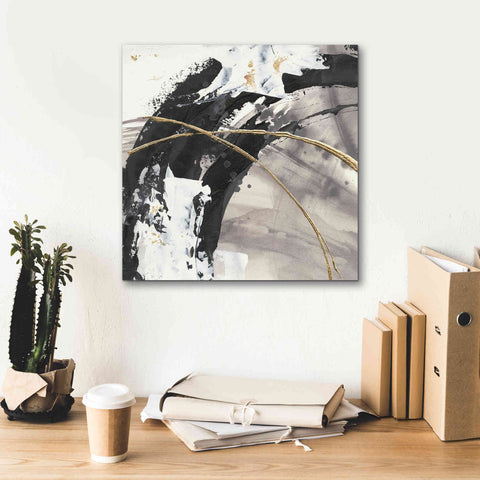 Image of 'Gilded Arcs II' by Chris Paschke, Canvas Wall Art,18 x 18