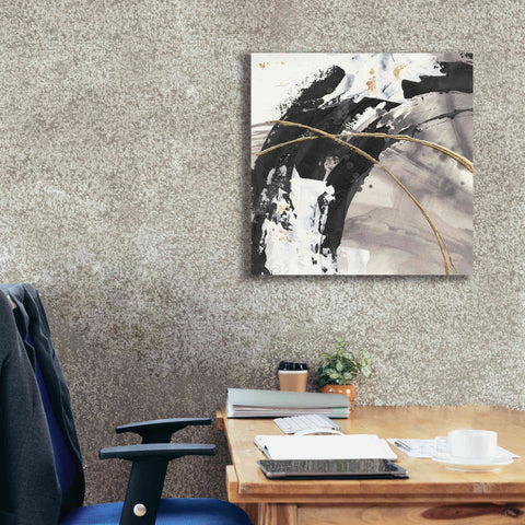 Image of 'Gilded Arcs II' by Chris Paschke, Canvas Wall Art,26 x 26