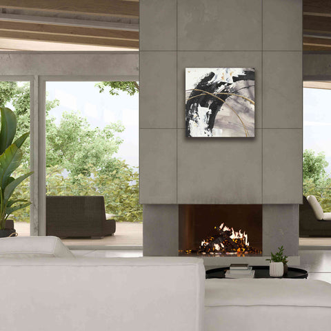 Image of 'Gilded Arcs II' by Chris Paschke, Canvas Wall Art,26 x 26