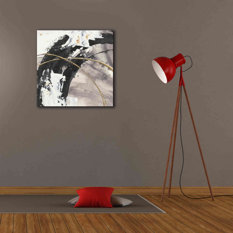 Image of 'Gilded Arcs II' by Chris Paschke, Canvas Wall Art,26 x 26