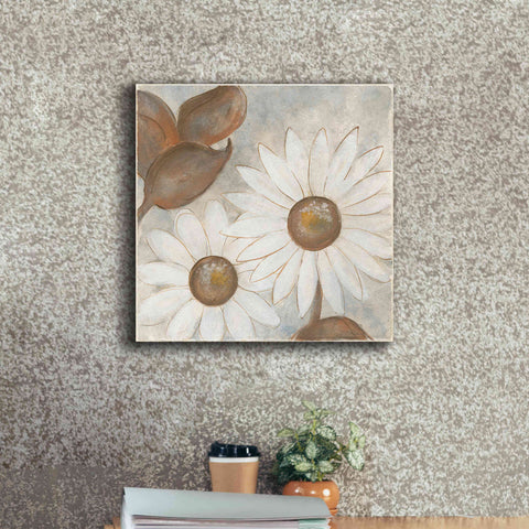 Image of 'Daisy Do I Neutral' by Chris Paschke, Canvas Wall Art,18 x 18