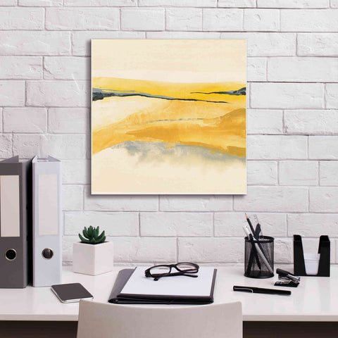 Image of 'Mist and Gold I' by Chris Paschke, Canvas Wall Art,18 x 18