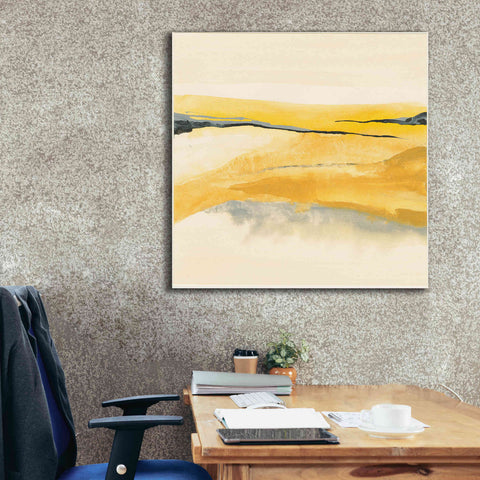 Image of 'Mist and Gold I' by Chris Paschke, Canvas Wall Art,37 x 37