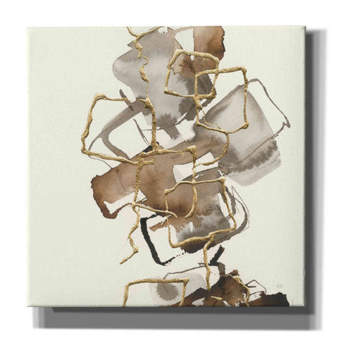 Image of 'Gold Squares I' by Chris Paschke, Giclee Canvas Wall Art