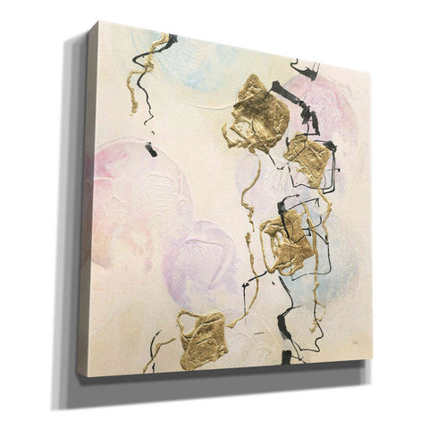 Image of 'Gold Blocks On Pastel I' by Chris Paschke, Giclee Canvas Wall Art