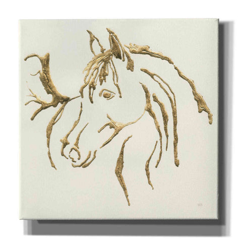 Image of 'Gilded Mare' by Chris Paschke, Giclee Canvas Wall Art