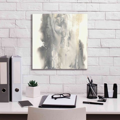 Image of 'Pale Taupe I' by Chris Paschke, Giclee Canvas Wall Art,18 x 18