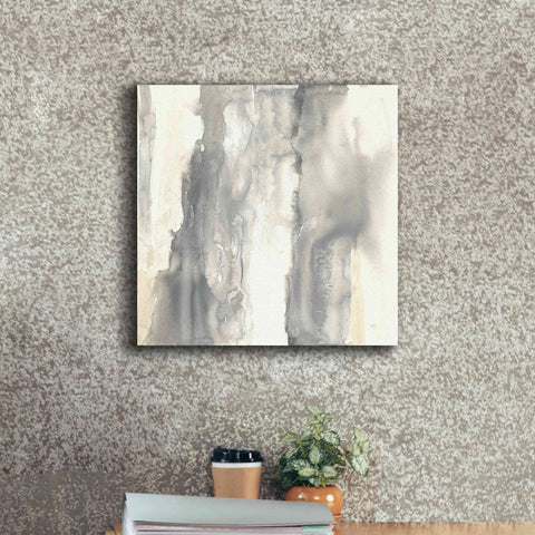 Image of 'Pale Taupe II' by Chris Paschke, Giclee Canvas Wall Art,18 x 18