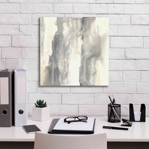 Image of 'Pale Taupe II' by Chris Paschke, Giclee Canvas Wall Art,18 x 18