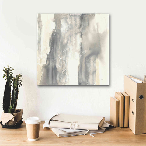 Image of 'Pale Taupe II' by Chris Paschke, Giclee Canvas Wall Art,18 x 18