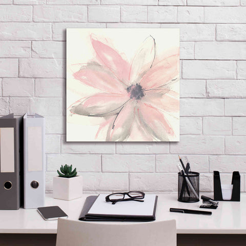Image of 'Blush Clematis I' by Chris Paschke, Giclee Canvas Wall Art,18 x 18