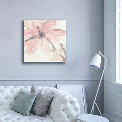 Image of 'Blush Clematis II' by Chris Paschke, Giclee Canvas Wall Art,37 x 37