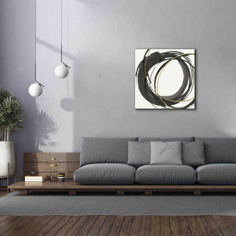 Image of 'Gilded Enso I' by Chris Paschke, Giclee Canvas Wall Art,37 x 37