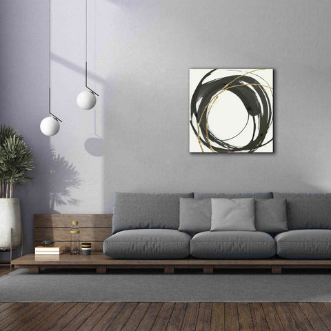 Image of 'Gilded Enso IV' by Chris Paschke, Giclee Canvas Wall Art,37 x 37