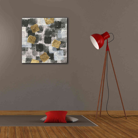 Image of 'Gold Squares III' by Chris Paschke, Giclee Canvas Wall Art,26 x 26
