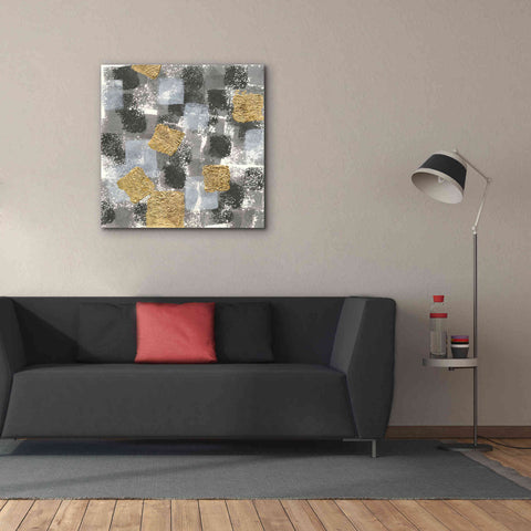 Image of 'Gold Squares IV' by Chris Paschke, Giclee Canvas Wall Art,37 x 37
