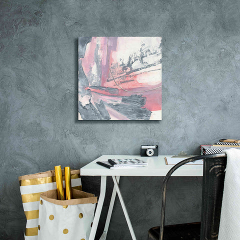 Image of 'Whitewashed Blush I' by Chris Paschke, Giclee Canvas Wall Art,18 x 18