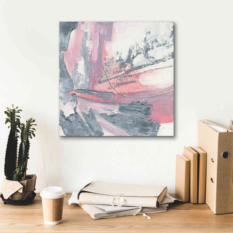 Image of 'Whitewashed Blush I' by Chris Paschke, Giclee Canvas Wall Art,18 x 18