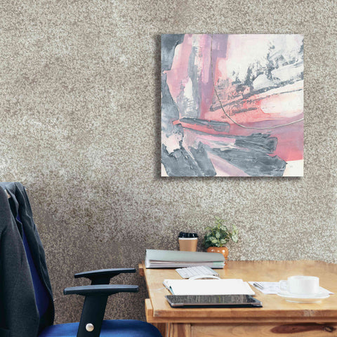 Image of 'Whitewashed Blush I' by Chris Paschke, Giclee Canvas Wall Art,26 x 26