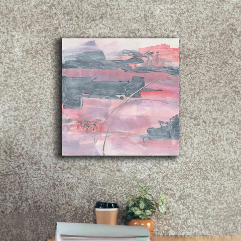 Image of 'Whitewashed Blush II' by Chris Paschke, Giclee Canvas Wall Art,18 x 18