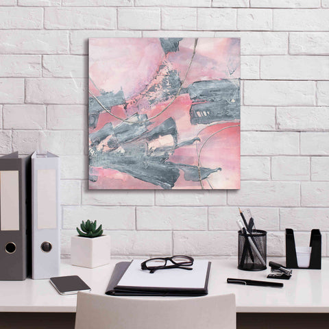 Image of 'Whitewashed Blush III' by Chris Paschke, Giclee Canvas Wall Art,18 x 18