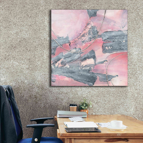 Image of 'Whitewashed Blush III' by Chris Paschke, Giclee Canvas Wall Art,37 x 37