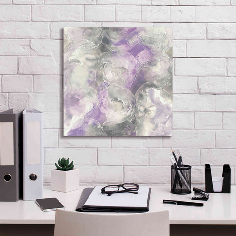 Image of 'Amethyst Circles I' by Chris Paschke, Giclee Canvas Wall Art,18 x 18