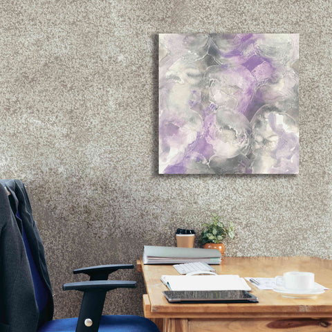 Image of 'Amethyst Circles I' by Chris Paschke, Giclee Canvas Wall Art,26 x 26