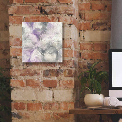 Image of 'Amethyst Circles II' by Chris Paschke, Giclee Canvas Wall Art,12 x 12