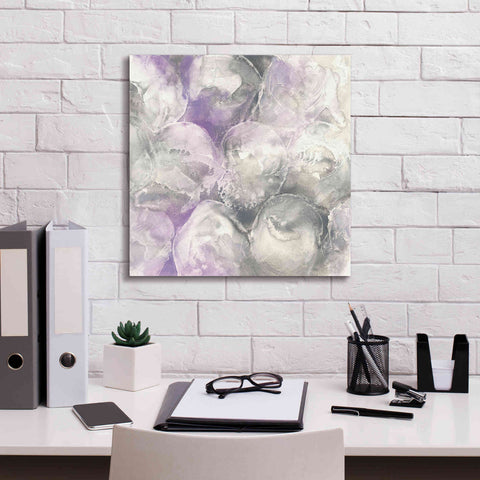 Image of 'Amethyst Circles II' by Chris Paschke, Giclee Canvas Wall Art,18 x 18