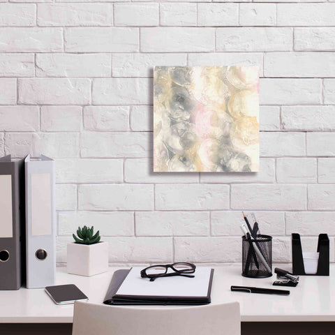 Image of 'Blush Circles II' by Chris Paschke, Giclee Canvas Wall Art,12 x 12