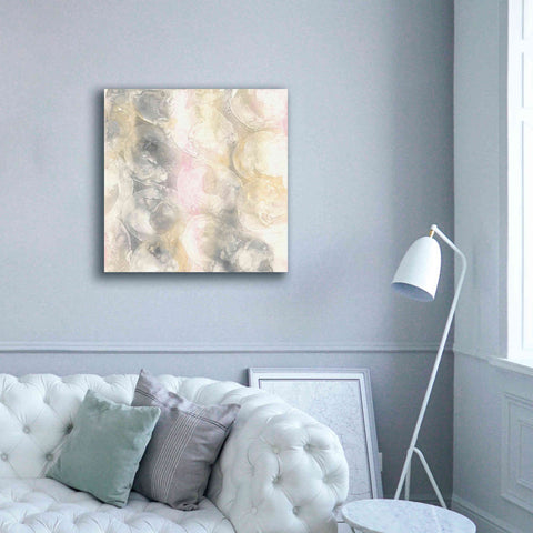 Image of 'Blush Circles II' by Chris Paschke, Giclee Canvas Wall Art,37 x 37