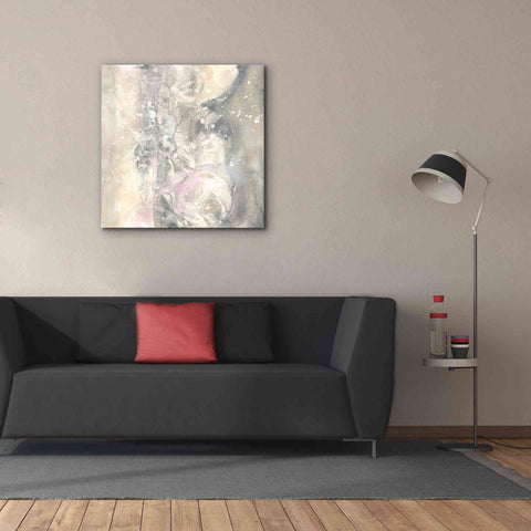 Image of 'Blushing Snowflakes I' by Chris Paschke, Giclee Canvas Wall Art,37 x 37