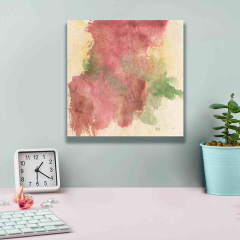 Image of 'Rouge Growth II' by Chris Paschke, Giclee Canvas Wall Art,12 x 12