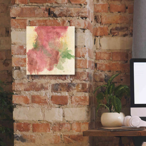 Image of 'Rouge Growth II' by Chris Paschke, Giclee Canvas Wall Art,12 x 12