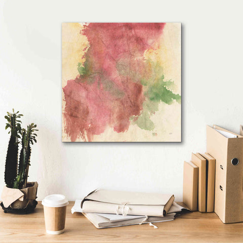 Image of 'Rouge Growth II' by Chris Paschke, Giclee Canvas Wall Art,18 x 18