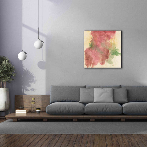 Image of 'Rouge Growth II' by Chris Paschke, Giclee Canvas Wall Art,37 x 37
