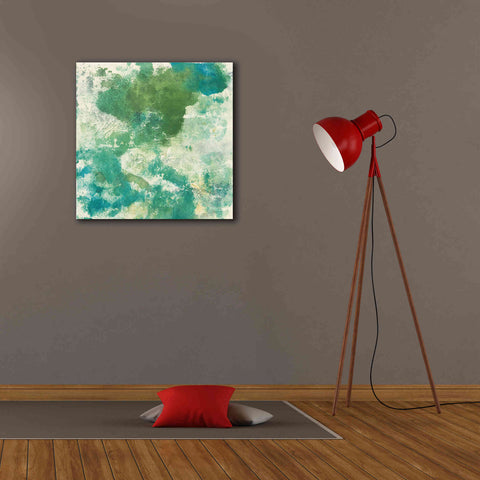 Image of 'Mossy Rock II' by Chris Paschke, Giclee Canvas Wall Art,26 x 26