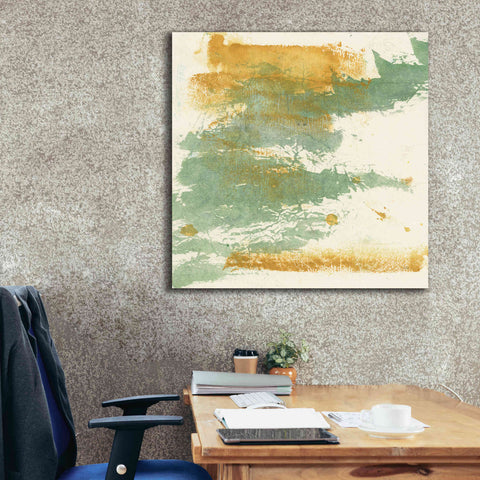 Image of 'Textured Gold I' by Chris Paschke, Giclee Canvas Wall Art,37 x 37