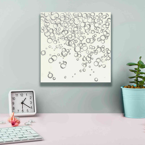 Image of 'Bubbles I' by Chris Paschke, Giclee Canvas Wall Art,12 x 12