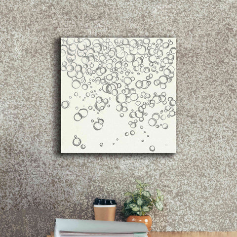 Image of 'Bubbles I' by Chris Paschke, Giclee Canvas Wall Art,18 x 18