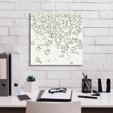 Image of 'Bubbles I' by Chris Paschke, Giclee Canvas Wall Art,18 x 18