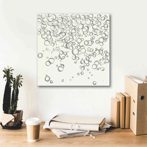 Image of 'Bubbles I' by Chris Paschke, Giclee Canvas Wall Art,18 x 18