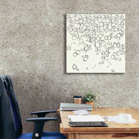 Image of 'Bubbles I' by Chris Paschke, Giclee Canvas Wall Art,26 x 26