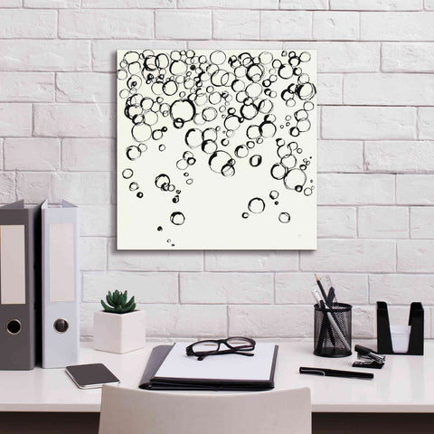 Image of 'Bubbles III' by Chris Paschke, Giclee Canvas Wall Art,18 x 18